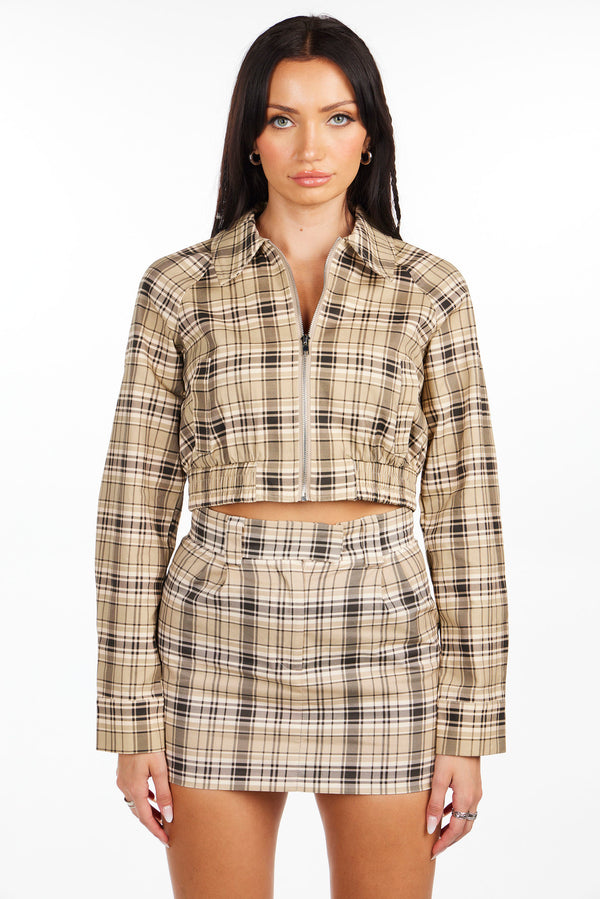 Honey Me Plaid Jacket