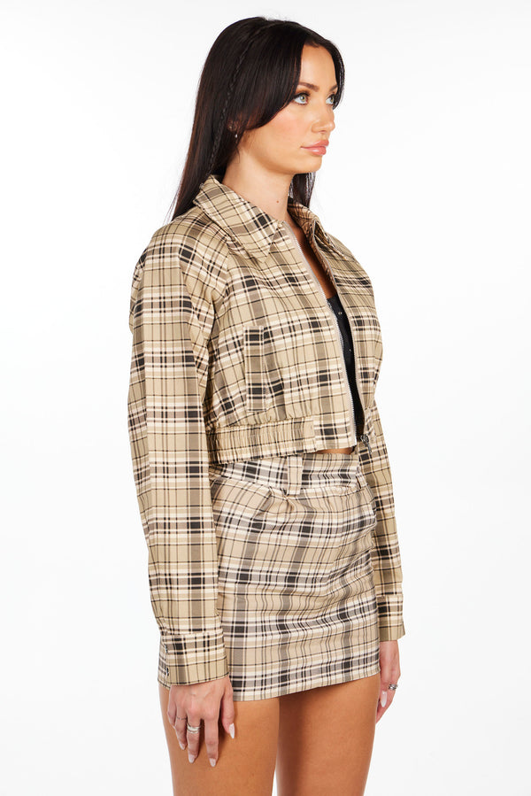 Honey Me Plaid Jacket