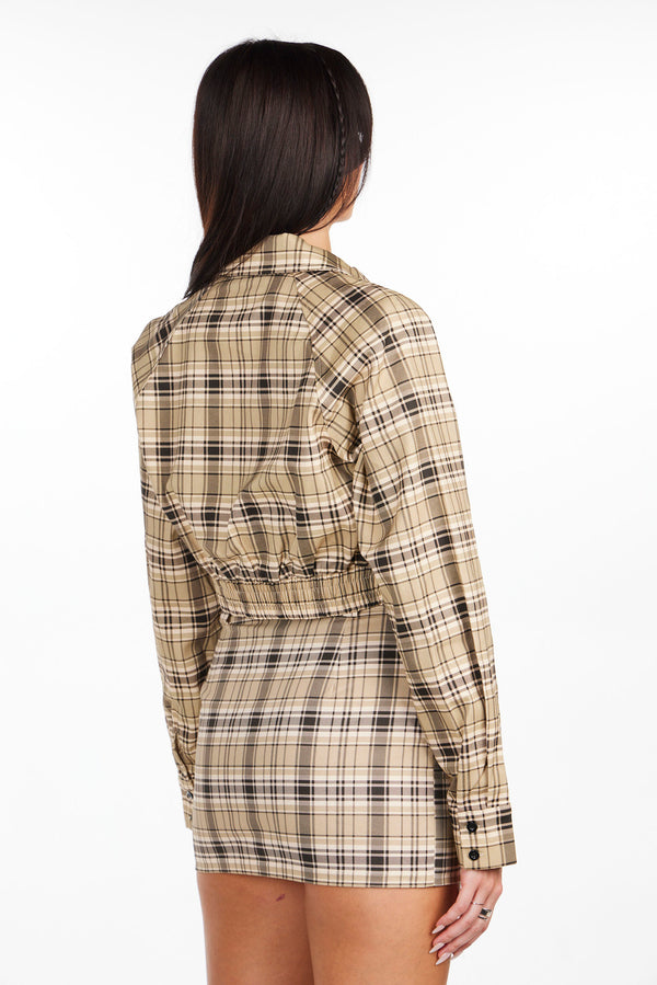 Honey Me Plaid Jacket