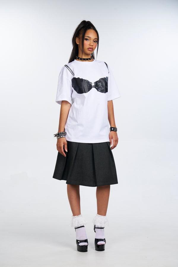 Not A Basic Bra Oversized Tee