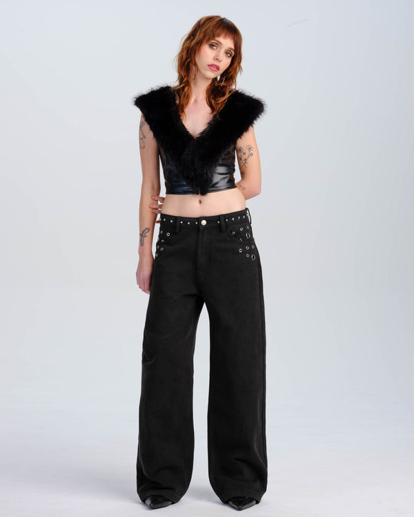 Ashline Eyelet Denim