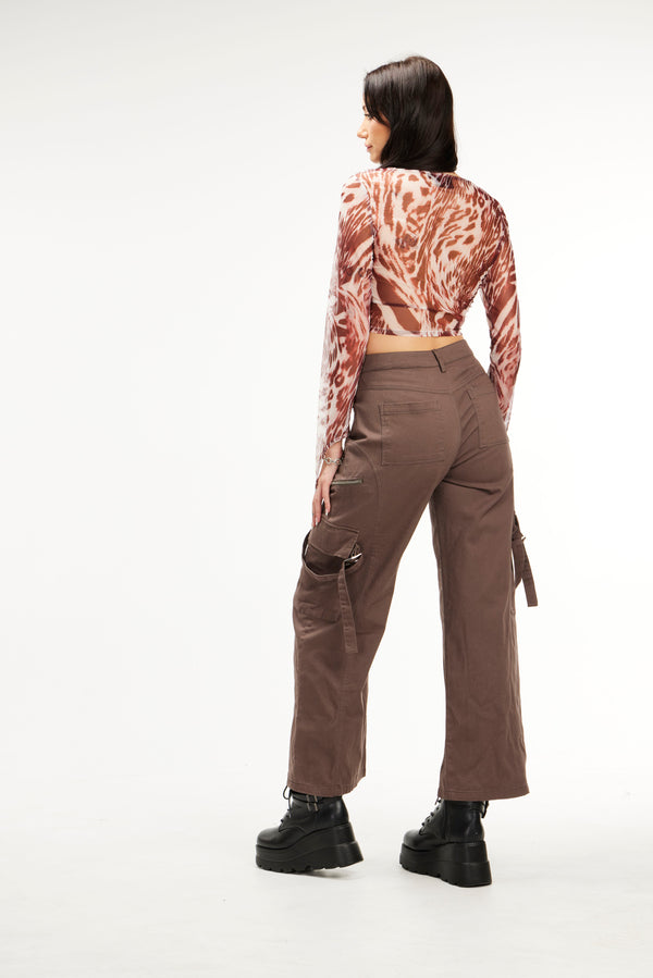 Sheer Long Sleeve Top