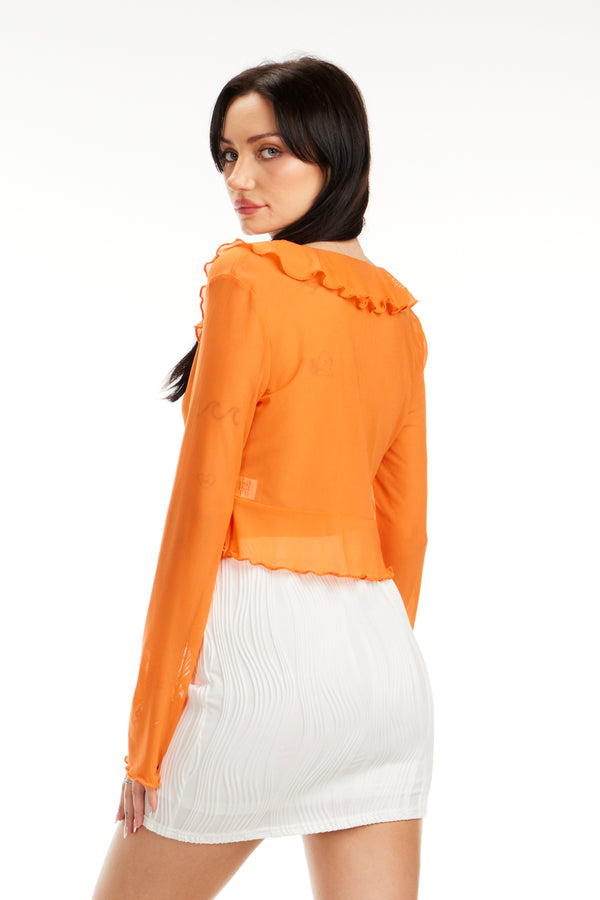 Mesh Tie Top