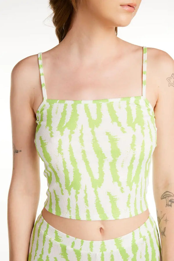 Electric Cropped Cami