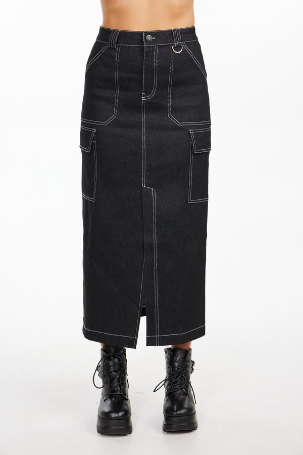 Utility Split Skirt