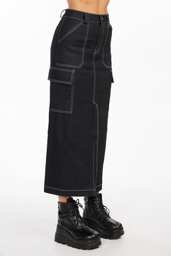 Utility Split Skirt