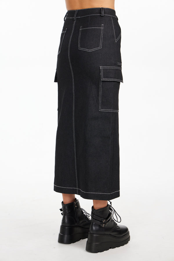 Utility Split Skirt