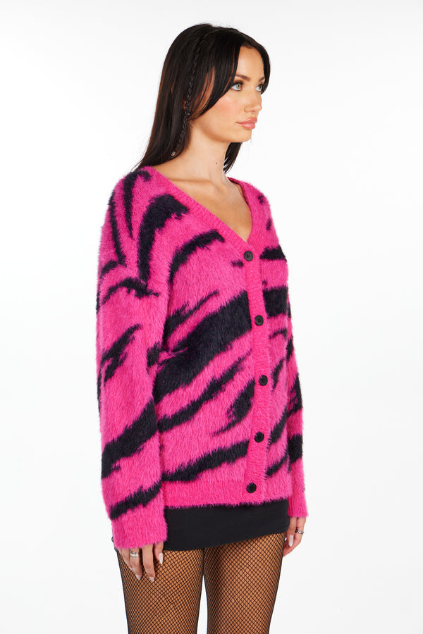 Electric Fuzzy Knit Sweater