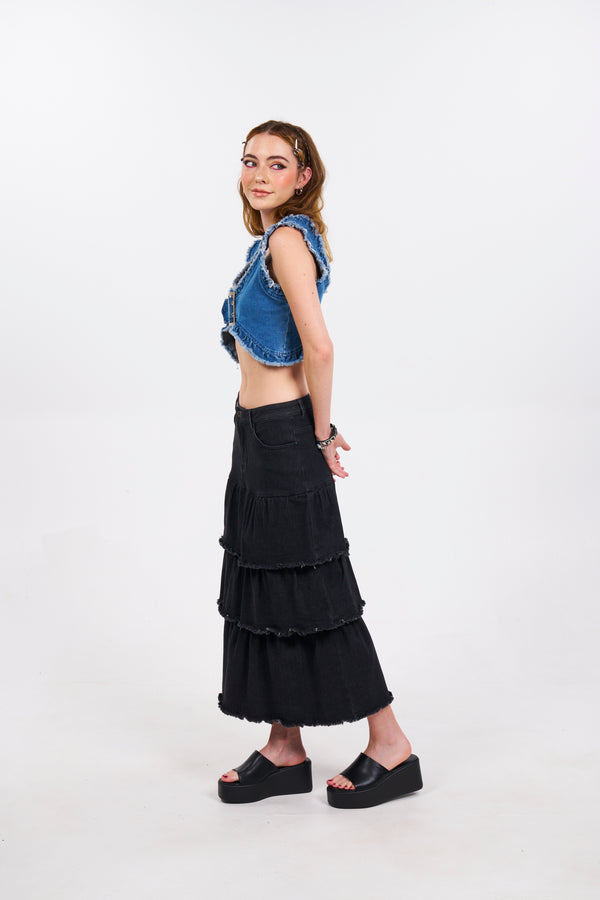 Denim Supernova Skirt