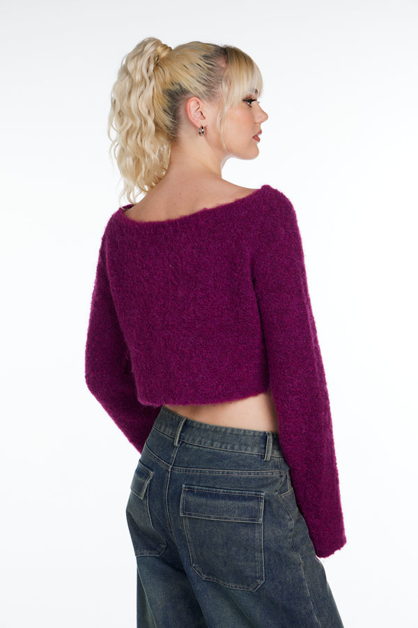 Stay-in-Bed Knit Sweater