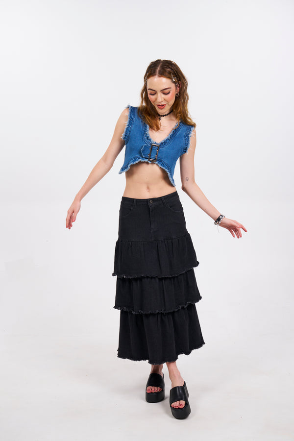 Denim Supernova Skirt