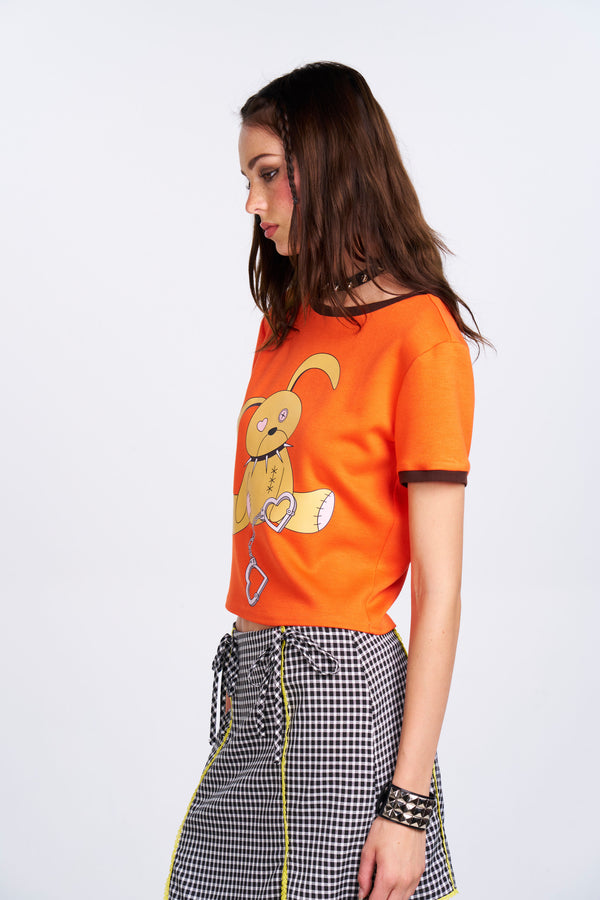 Handcuffed Bunny Graphic Tee