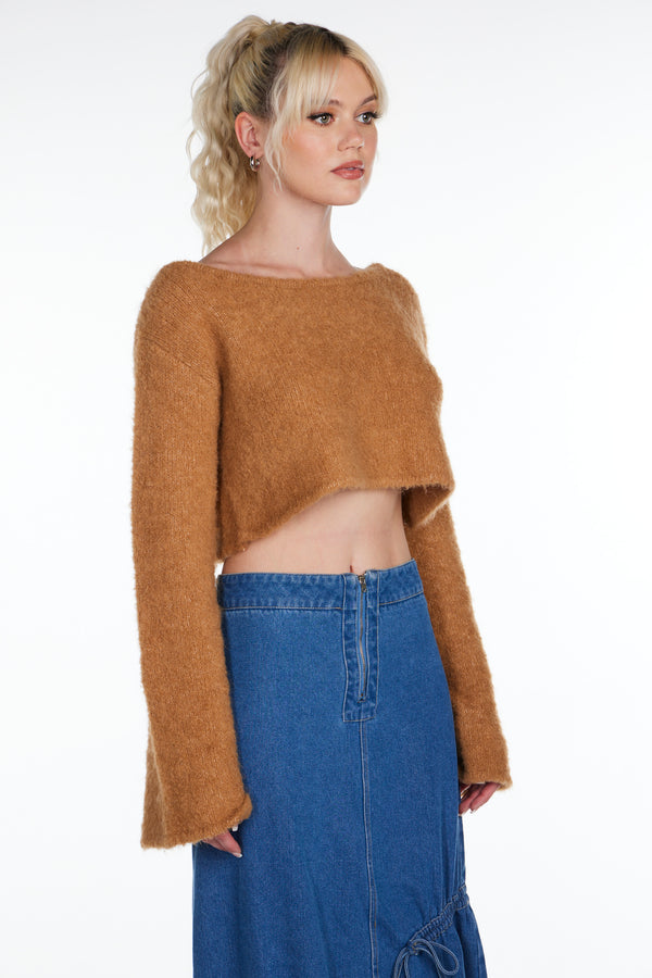 Stay-in-Bed Knit Sweater