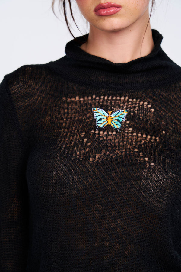 Butterfly Knit Top