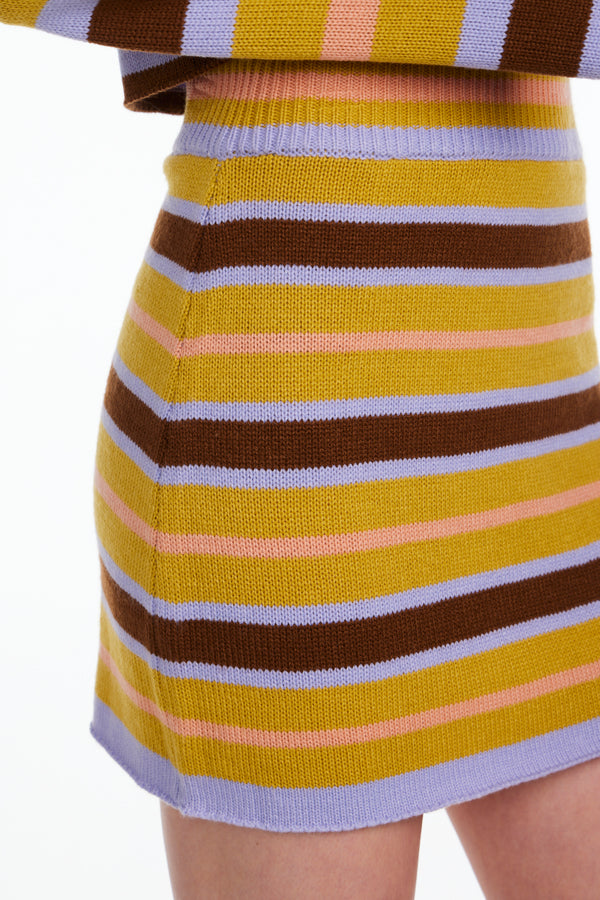 Neapolitan Multi Knit Skirt