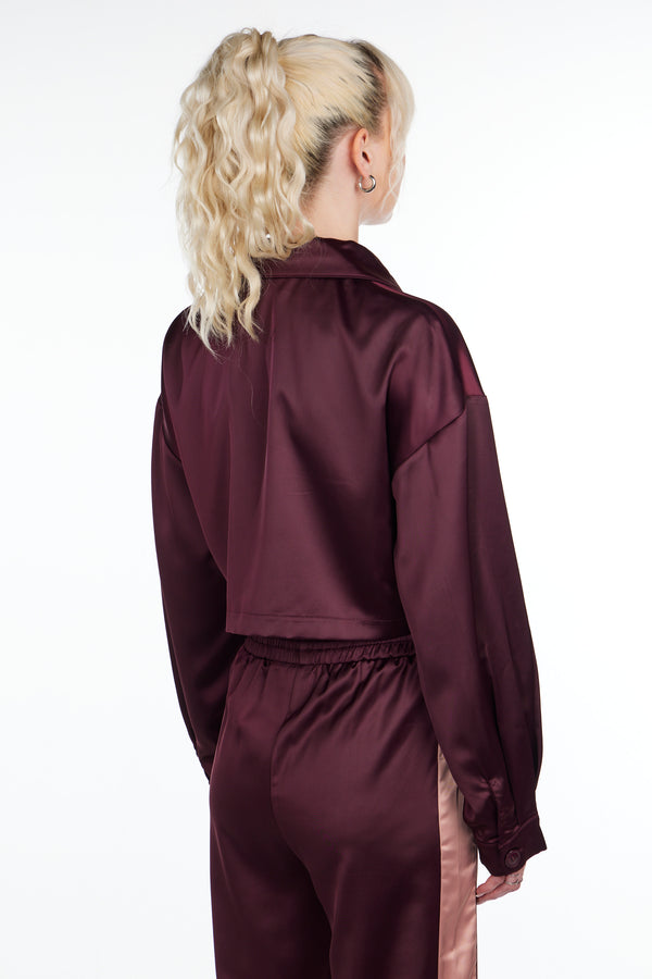 Satin Muse Track Jacket