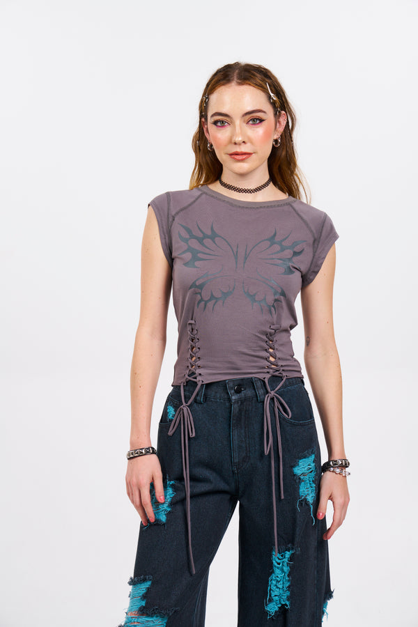 Cyber Butterfly Top