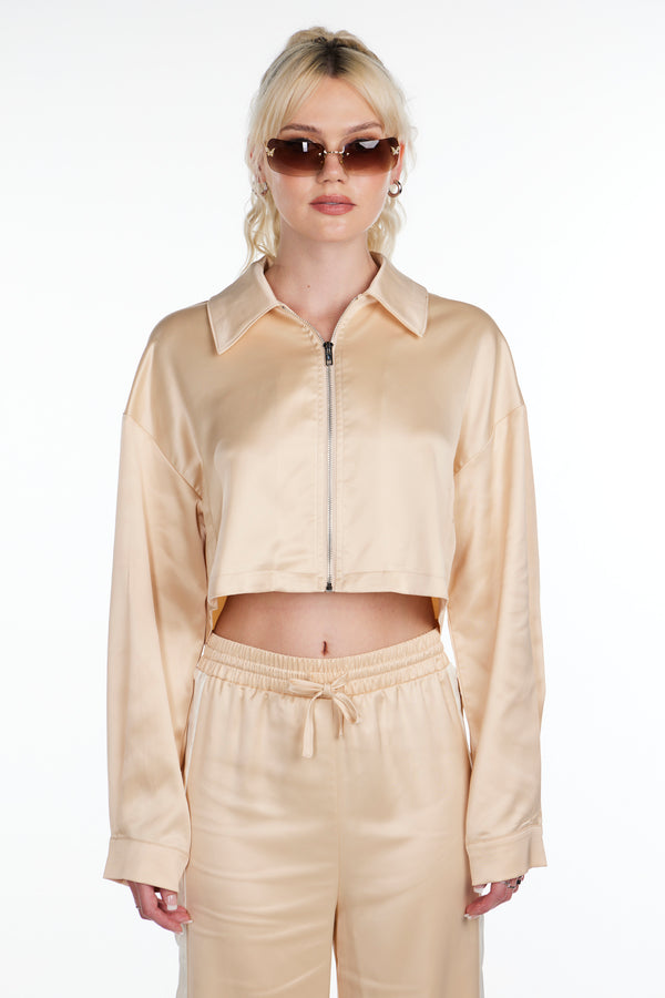 Satin Muse Track Jacket