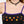 Daisy Delight Embroidered Cami - Black/Purple