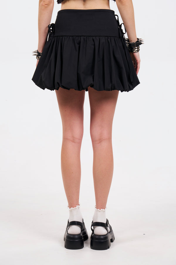 Chained Up Bubble Hem Skirt