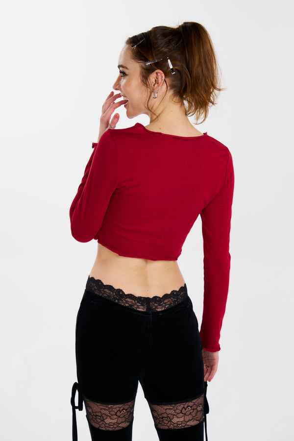 Devil's Babygirl Top - Red