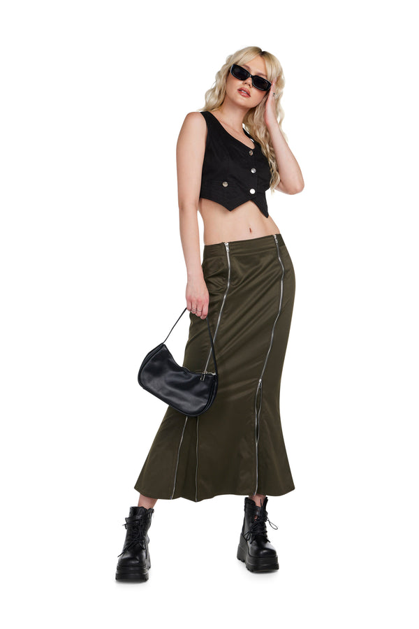 Cargo Maxi Skirt