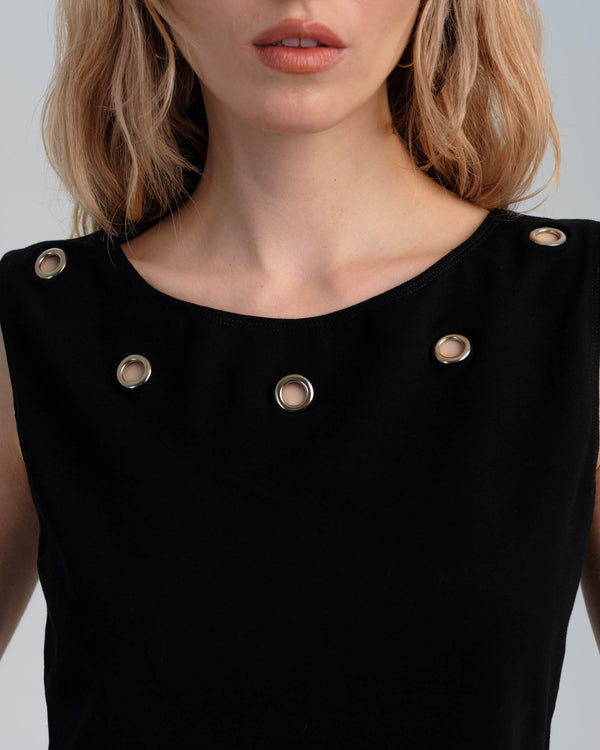 Destroy Eyelet Top