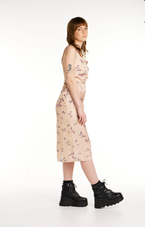 Butterfly Slip Dress