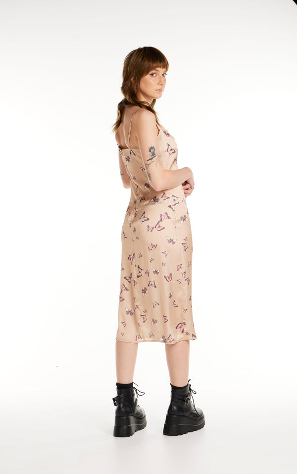 Butterfly Slip Dress