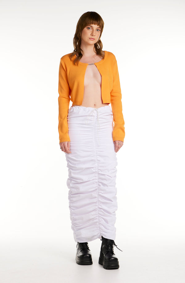 Ruched Parachute Skirt