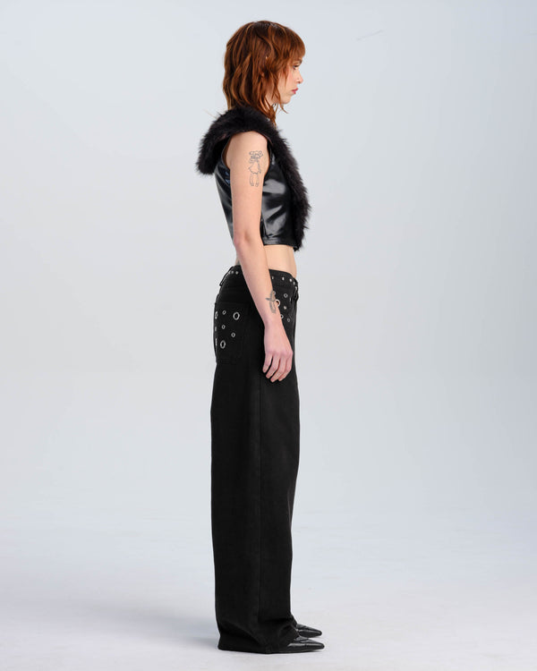 Ashline Eyelet Denim