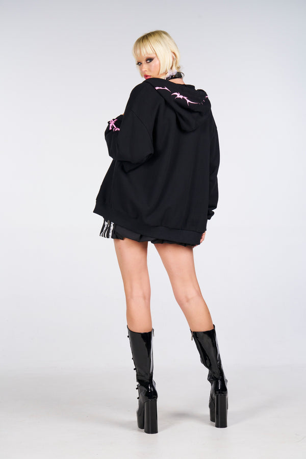 Cyber Princess Zip Up Hoodie