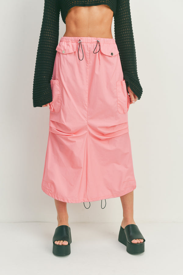 Parachute Cargo Slit Skirt