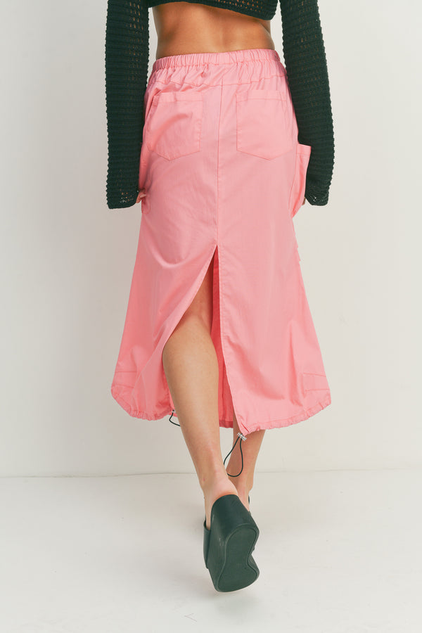 Parachute Cargo Slit Skirt